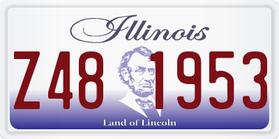 IL license plate Z481953