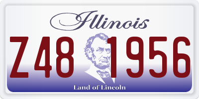 IL license plate Z481956