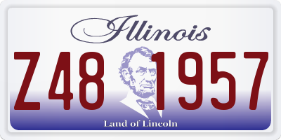 IL license plate Z481957