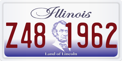 IL license plate Z481962