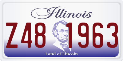IL license plate Z481963