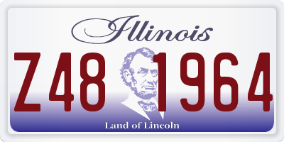 IL license plate Z481964