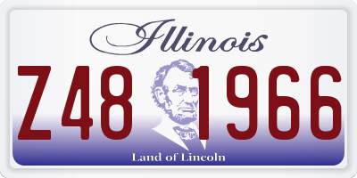 IL license plate Z481966
