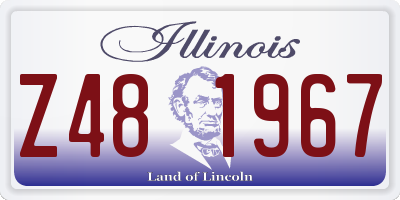 IL license plate Z481967