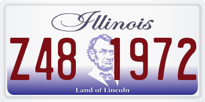 IL license plate Z481972