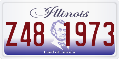 IL license plate Z481973
