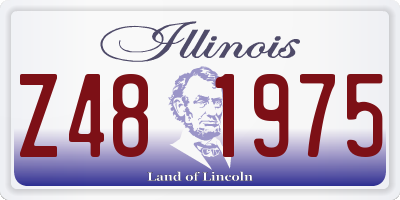IL license plate Z481975