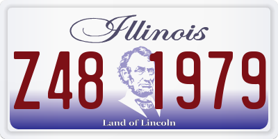 IL license plate Z481979