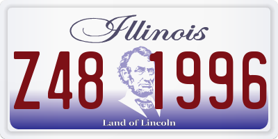 IL license plate Z481996