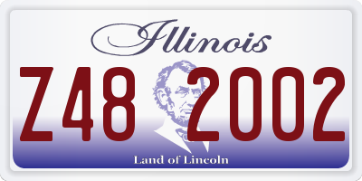 IL license plate Z482002