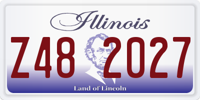 IL license plate Z482027