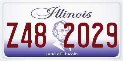 IL license plate Z482029