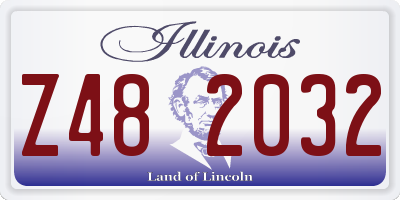 IL license plate Z482032