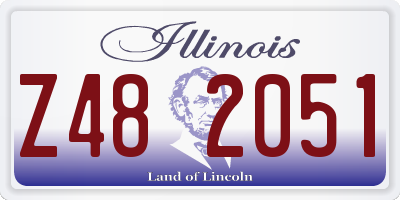 IL license plate Z482051