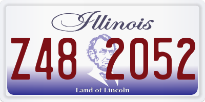 IL license plate Z482052