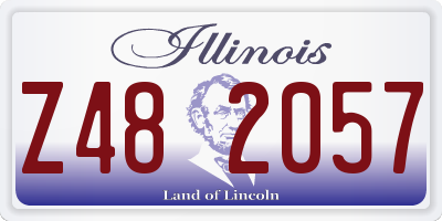 IL license plate Z482057