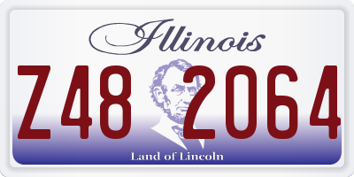 IL license plate Z482064