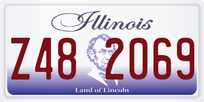IL license plate Z482069
