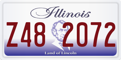 IL license plate Z482072