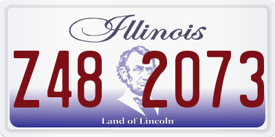 IL license plate Z482073