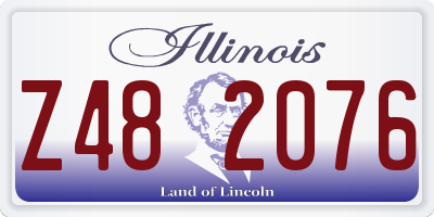 IL license plate Z482076