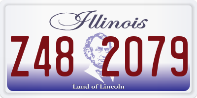 IL license plate Z482079