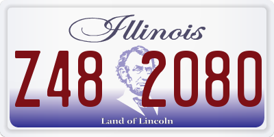IL license plate Z482080