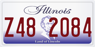 IL license plate Z482084