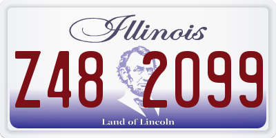 IL license plate Z482099