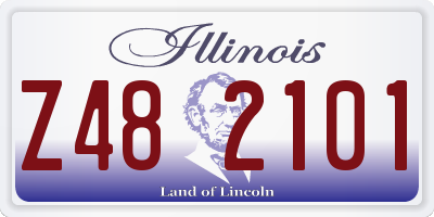 IL license plate Z482101