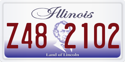 IL license plate Z482102