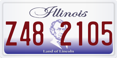 IL license plate Z482105