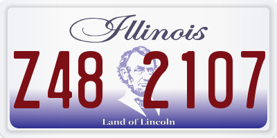 IL license plate Z482107