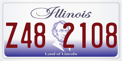 IL license plate Z482108