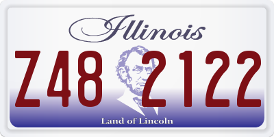 IL license plate Z482122