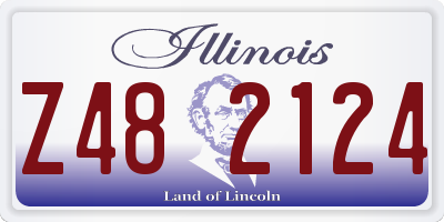 IL license plate Z482124