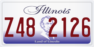 IL license plate Z482126