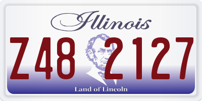IL license plate Z482127