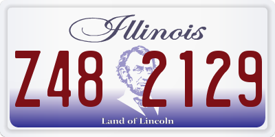 IL license plate Z482129