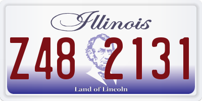 IL license plate Z482131