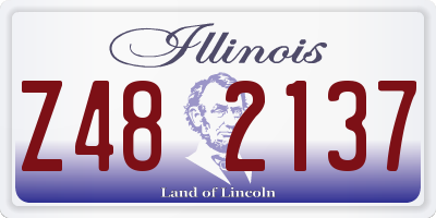 IL license plate Z482137