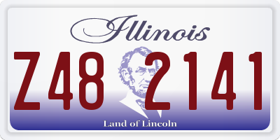 IL license plate Z482141