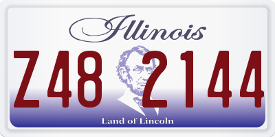 IL license plate Z482144