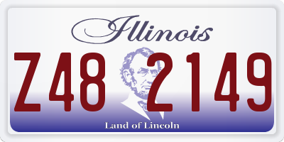 IL license plate Z482149