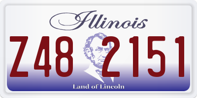 IL license plate Z482151
