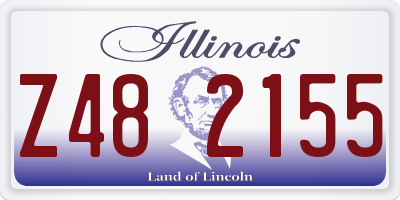 IL license plate Z482155