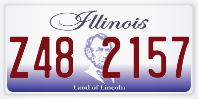IL license plate Z482157