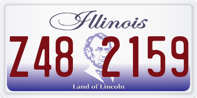 IL license plate Z482159