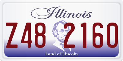 IL license plate Z482160