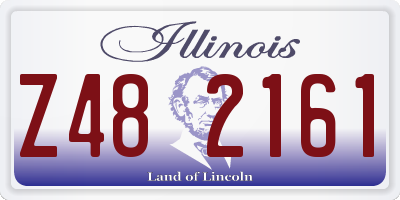 IL license plate Z482161